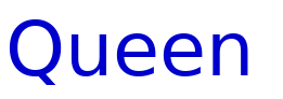 Queen & Country 3D Italic шрифт